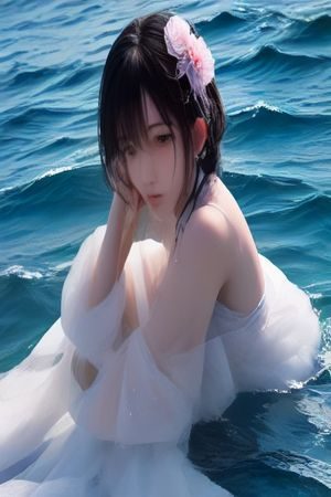 韩国黑色喜剧电影海报，西装笔挺的中年男子手持公文包站在荒郊野外，荒诞幽默气息扑面而来